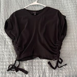 ALLSAINTS crop top black shirt